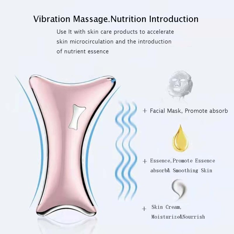 Beauty Gadgets 2024  Electronic  Facial Lifting Mini Vibrator Massage Face Scraping  Electric Face Scraping  EMS Beauty Device