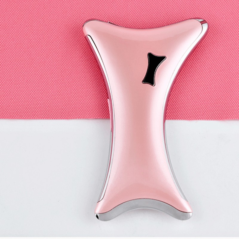 Electronic LED Gua Sha Facial Therapy Machine Microcurrent Red Light EMS Face Massager Skin Tightening Feature Scraping Plate