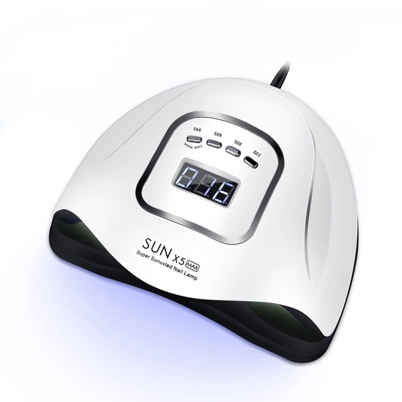 Professional Home Use Nail Care Kit with Mini UV Light Nail Dryer Machine Fast Curing Gel Made of Durable Plastic