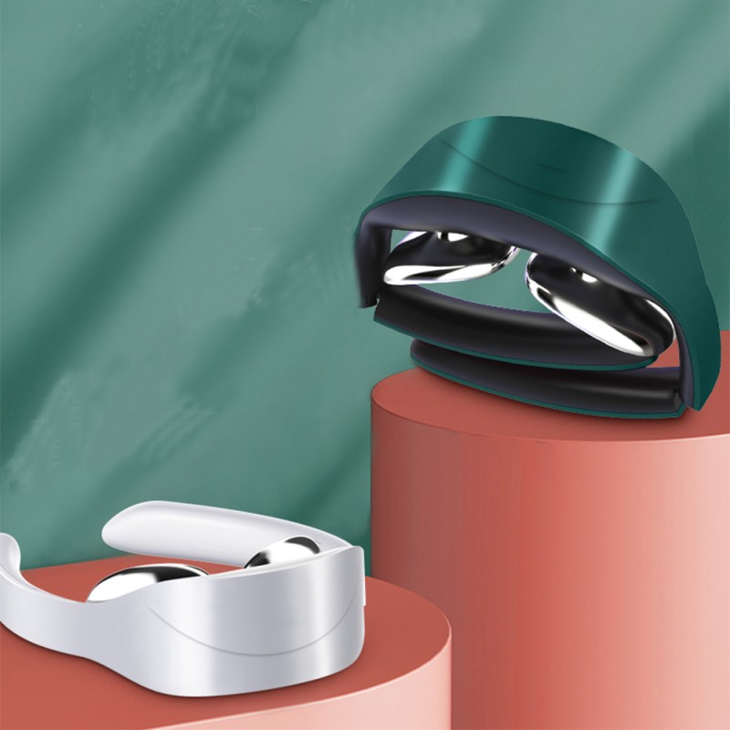 Professional Health Care Pain Relief Electric Pulse Neck Massager  USB Rechargeable Heating Vibration Neck Massager Machine