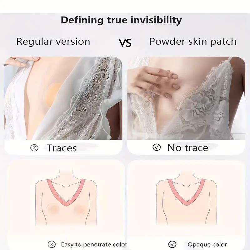Reusable Silicone Nipple Cover Strapless Invisible Breast Pasties Women's Lift-up Chest Pad Sticker with Box Nursing Pad