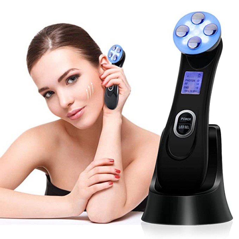 Trend Products 2025 Electronic EMS  Electroporation RF Face Beauty Lifting Instrument Led Skin Care Device for Face Lifting