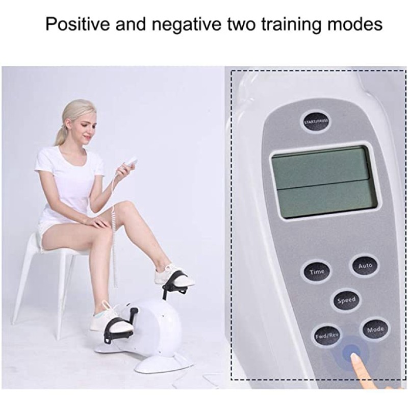 Personal Home Use Electronic  Stationary Bike Bicycle Mini Exercise Peddler Leg Trainer Auto Mini Indoor Exercise Pedal Bike