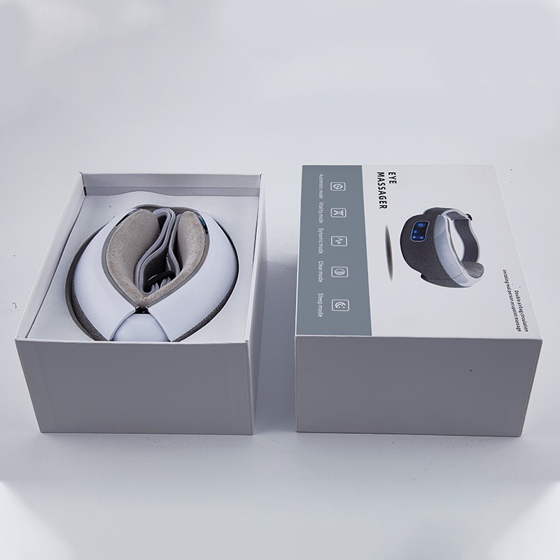 2024 New Arrival USB Rechargeable Eye Care Heated Warm Vibration Massage Eye Relief Heating  Vibrating Eye Massager