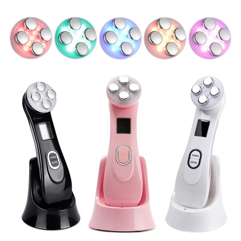 Professional Anti-Wrinkle Face Lift Skin Tightening Device EMS LED Photon Therapy RF Technology Electroporation Beauty Device
