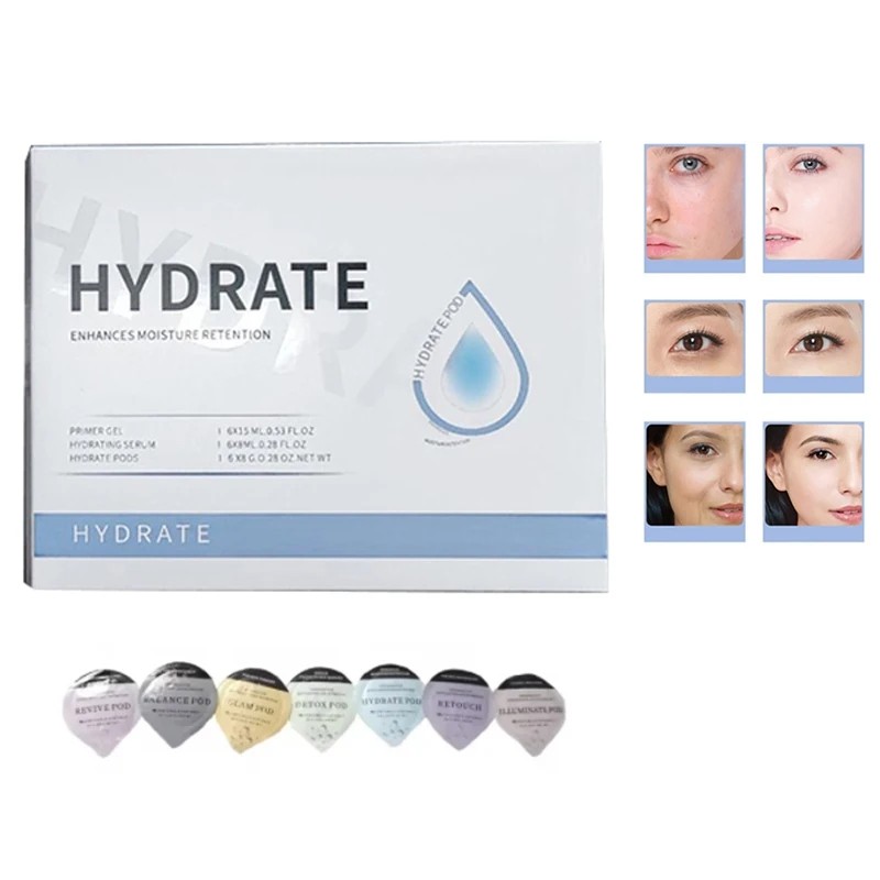 7-Type Big Foam Oxygen Pod Glam Revive Balance  Detox Hydrate Pure CO2 Capsule US Plug Detox Oxygen Pods