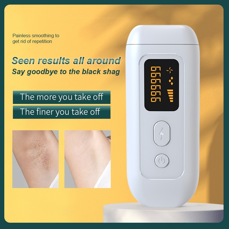 Professional Handheld LCD Display IPL Laser Hair Removal Epilator 999999 Flash Shots Home Use Electronic Machine