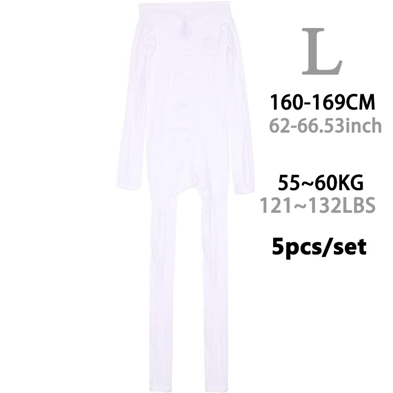 Factory Price M L XL Size White Color Roller Massage Machine Bodysuit Disposable Lymphatic Massage Bodysuit