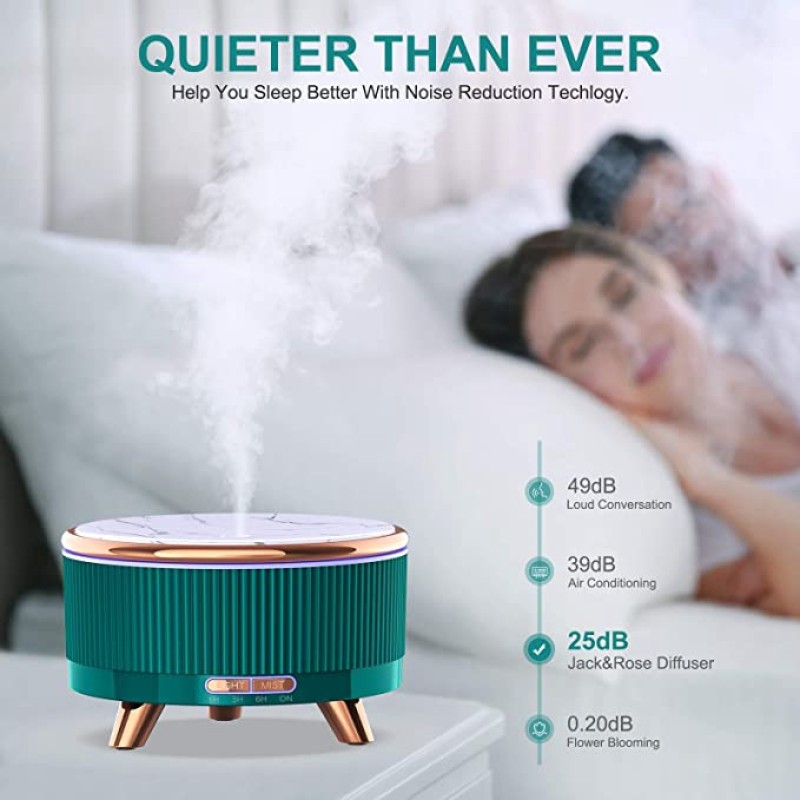 Portable 500ml Ultrasonic Essential Oil Diffuser Super Cool Mist with USB Charge Sports & Entertainment Product