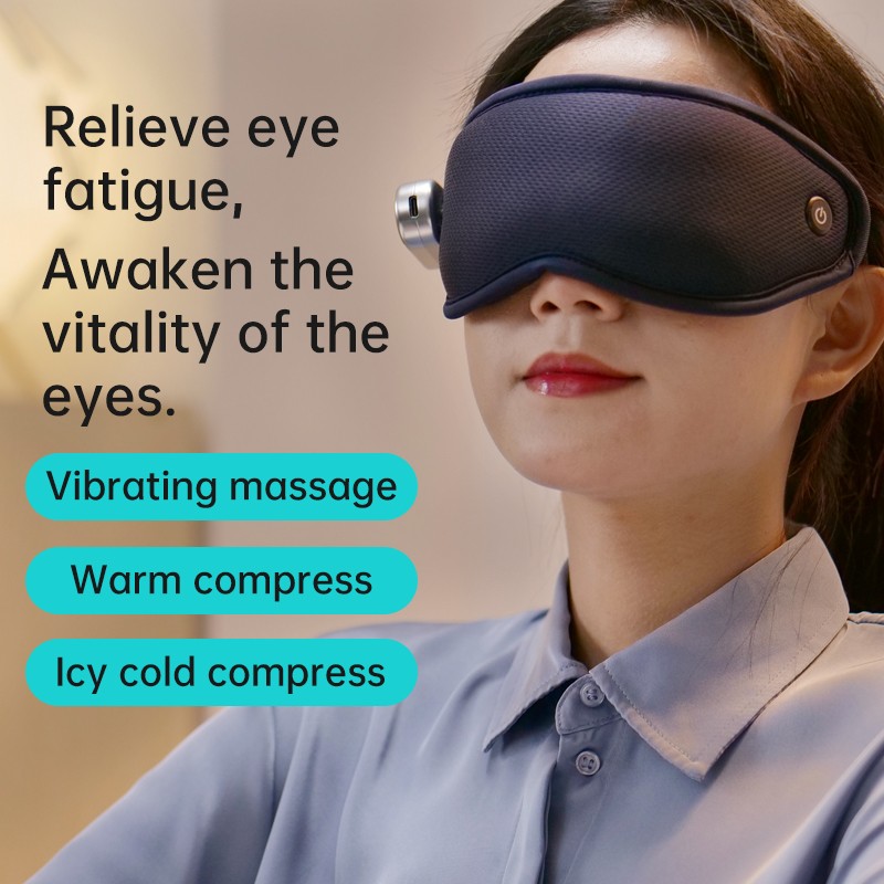 2025 New Product Ideas Portable Intelligent Eye Relax Massager Pain Relief Vibration Heating Air Pressure Targeting Dark Circles