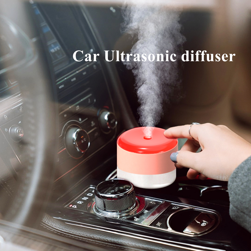 Portable Car Electric Essential Oil Diffuser Wireless Household Use Desktop Humidifier  Essential Oil Diffuser LED Night Light