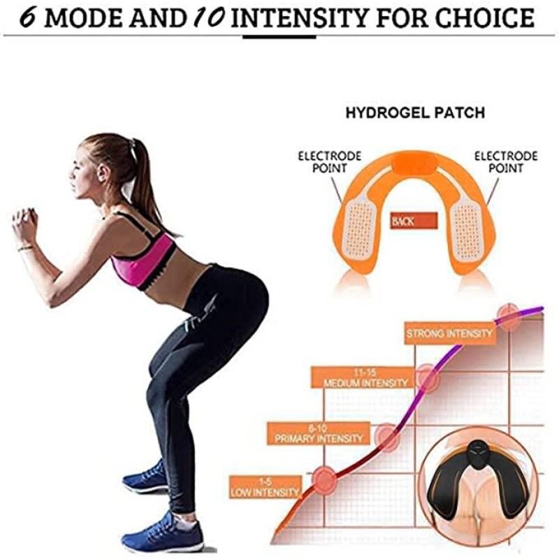 Electronic Sport Portable Booty Trainer Wearable Butt Lifting Machine Powerful Vibration EMS Hip Trainer Buttocks Lifter