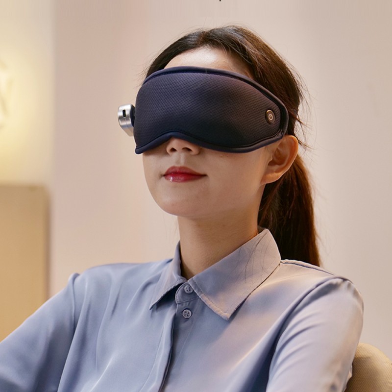 2025 New Electronic Eye Massager Machine Vibration Stress Relief with Heating Targeted for Dark Circles