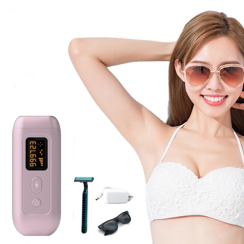 Professional Handheld LCD Display IPL Laser Hair Removal Epilator 999999 Flash Shots Home Use Electronic Machine