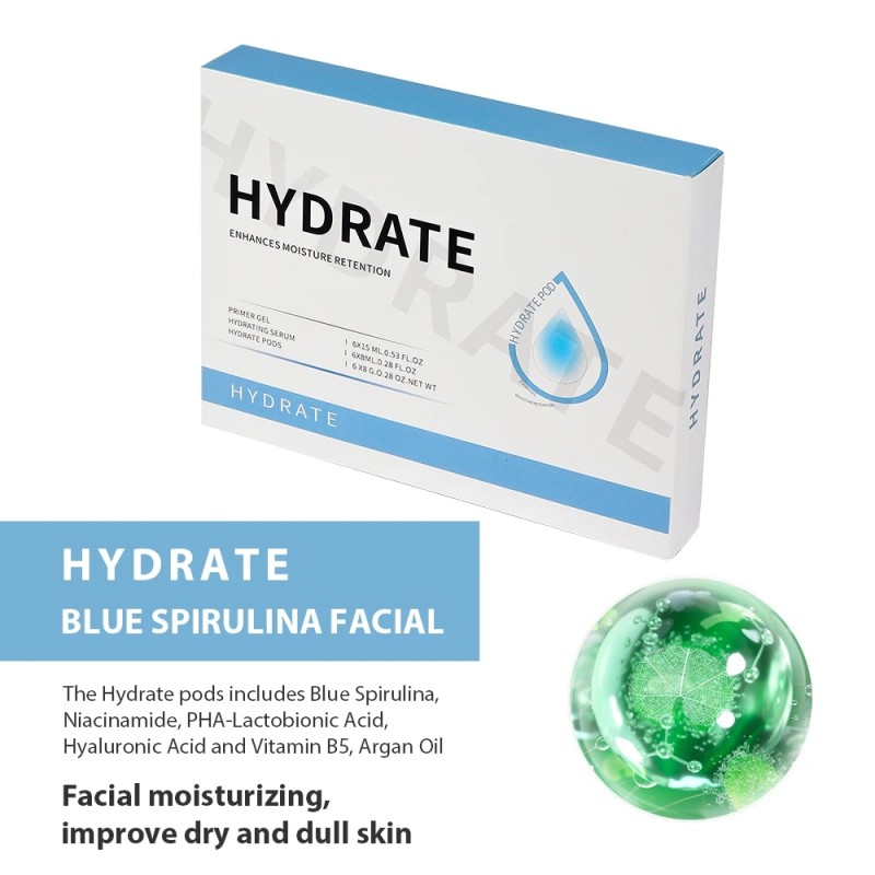 New Product Ideas 2025 Skin Anti Aging Facial Serum Oxygen Detox Facial Capsule Gel Skin Rejuvenation Oxygen Facial Pod