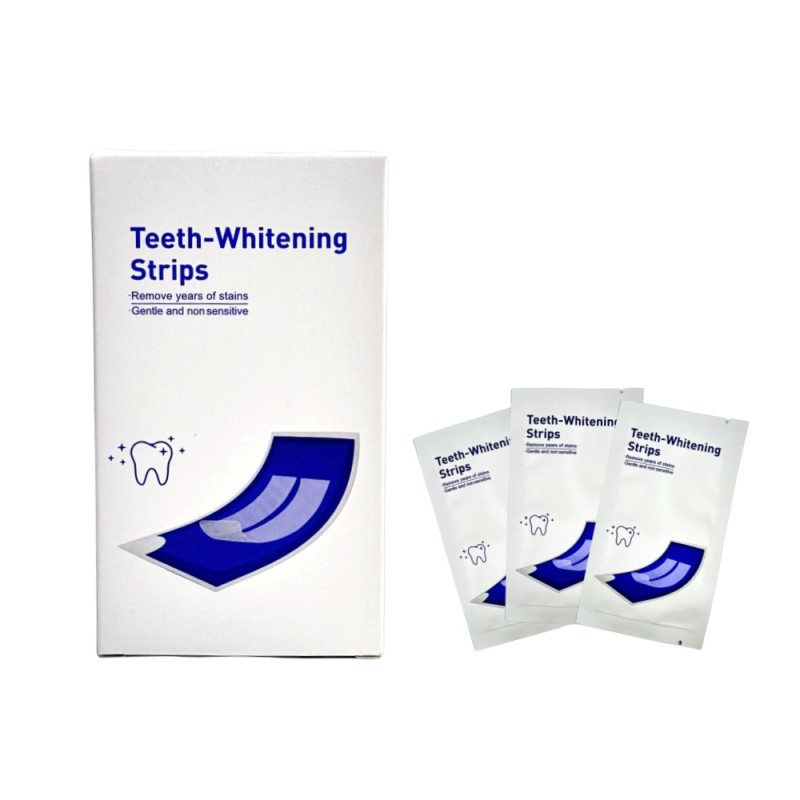 Professional Teeth Whitening Strips  Oral Hygiene at Home Teeth Whitener Dental Strips 7pairs Whitening Teeth Strips