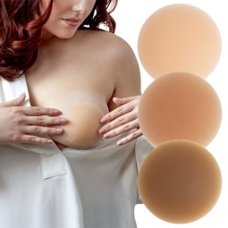 Reusable Silicone Nipple Cover Strapless Invisible Breast Pasties Women's Lift-up Chest Pad Sticker with Box Nursing Pad
