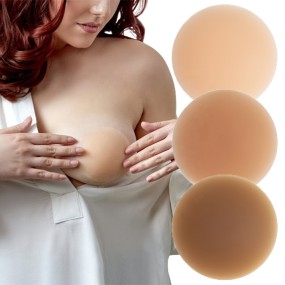 Reusable Silicone Nipple Cover Strapless Invisible Breast Pasties Women's Lift-up Chest Pad Sticker with Box Nursing Pad