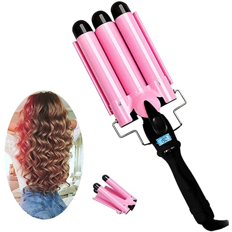 Professional Hair Curling Iron Ceramic Triple 3 Barrel Hair Curler Wave Waver Styling Tools Hair Styler Wand