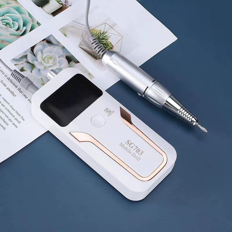 Professional Home Salon Use Electronic Nail Remover Manicure Tool Digital Display Nail File Automatic  Nails Drill Machine