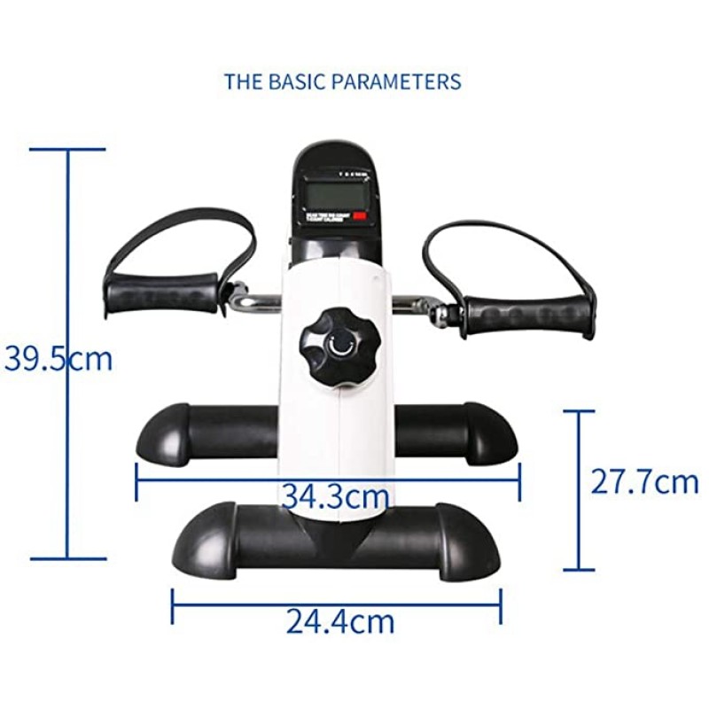 Portable  Leg Pedal Exerciser LCD Display Adjustable Recumbent Stationary Exercise Bike Mini Exercise Pedal Bike for Stroke