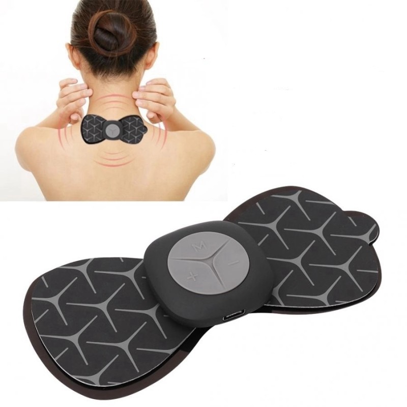 15 Intensity EMS Muscle Stimulator Electric Cervical Massage Patch Low Frequency Pulse Massage Pads Pain Relief Relaxation Tool