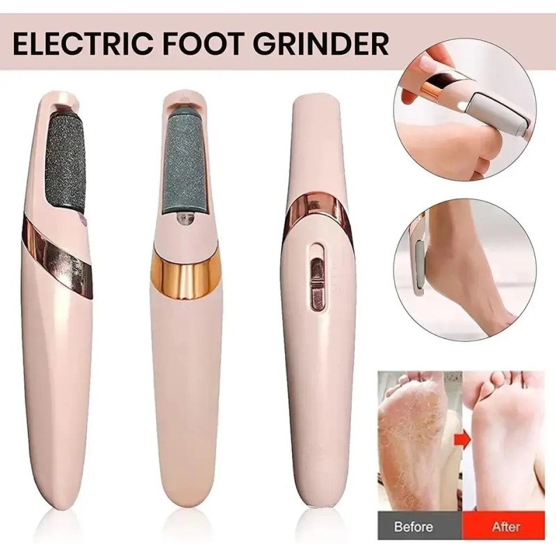 Mini Electric Foot Grinder  Electronic Foot Care Pedicure Callus Shaver  USB Rechargeable Foot File Callus Remover for Feet
