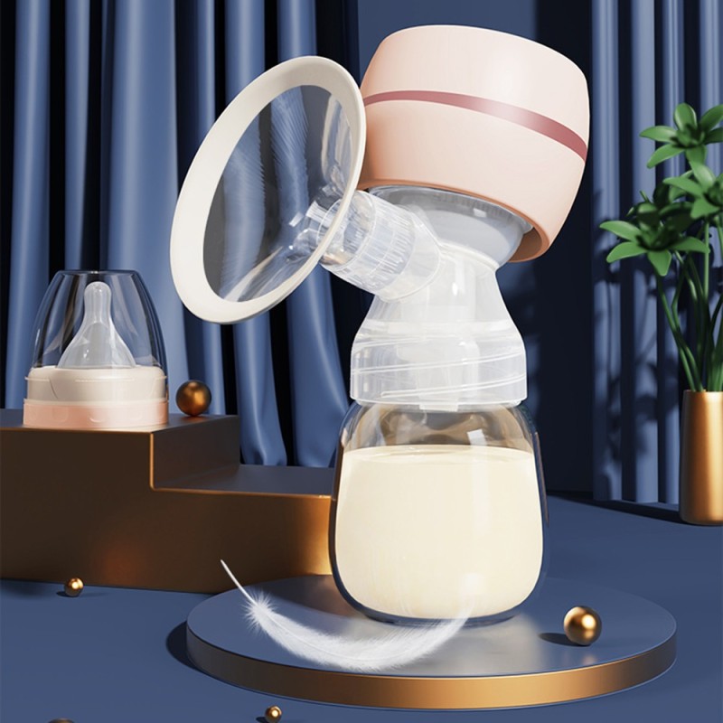 Portable 180ml Capacity Electric Breast Pump Wireless USB Rechargeable Breast Nursing Suction