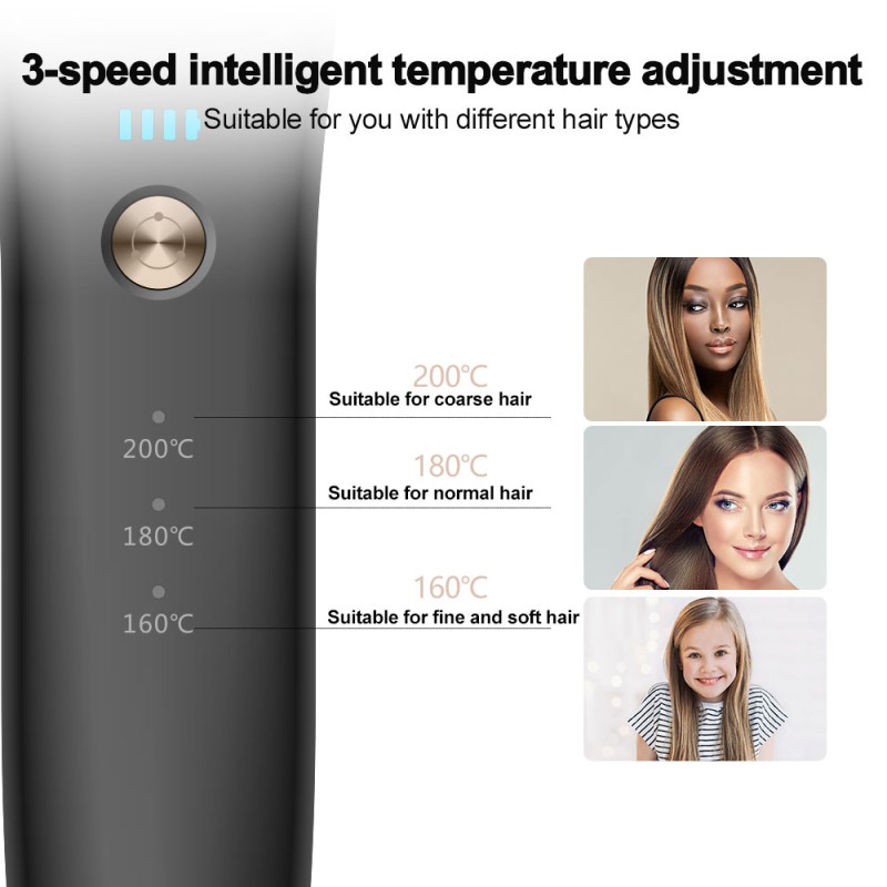 Multifunctional Straightener Straightener Brush Electric Heat Comb Straightener Curler Hair Fast Modeling Tool