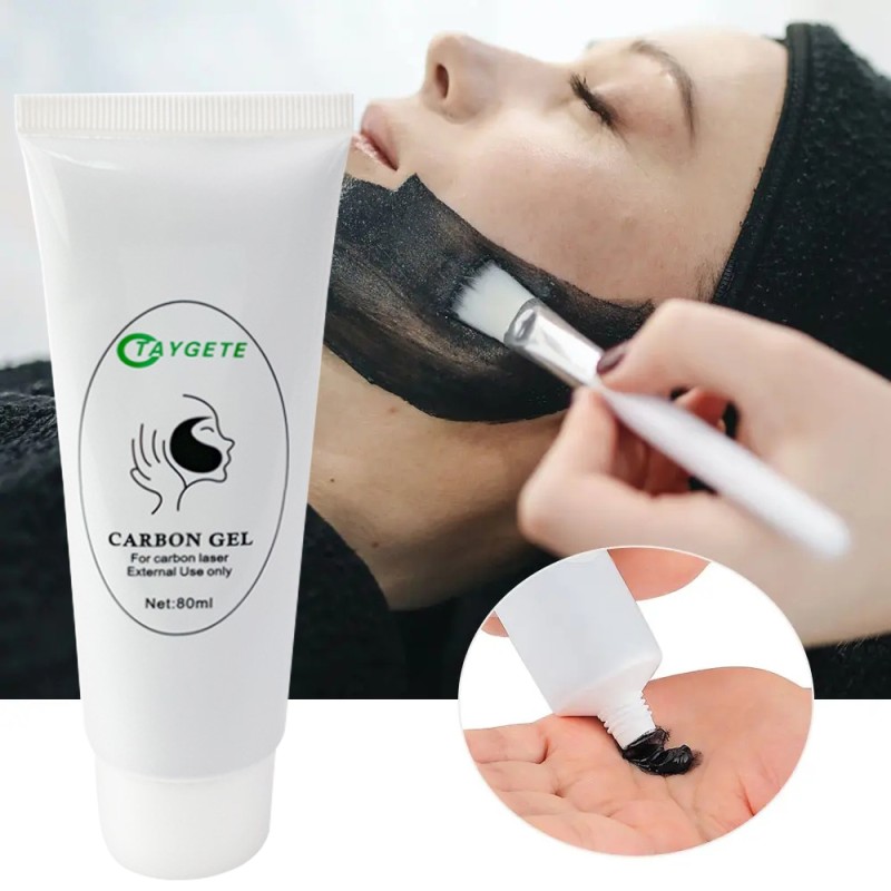 80ML/PCS Black Gel Mask Skin Peeling Carbon Cream for Whitening Facial Rejuvenation Moisturizing Cleaning Beauty Personal Care