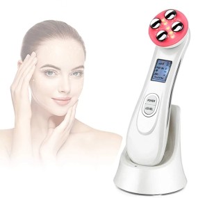 Professional Anti-Wrinkle Face Lift Skin Tightening Device EMS LED Photon Therapy RF Technology Electroporation Beauty Device