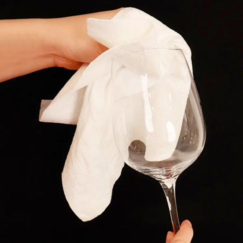 Wiping Cloth Supplier - White Non-Woven Island Fiber Roll