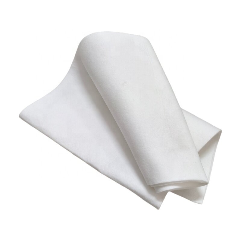 White Felt Manufacturer - 2-3mm Polyester Viscose Baby Towel