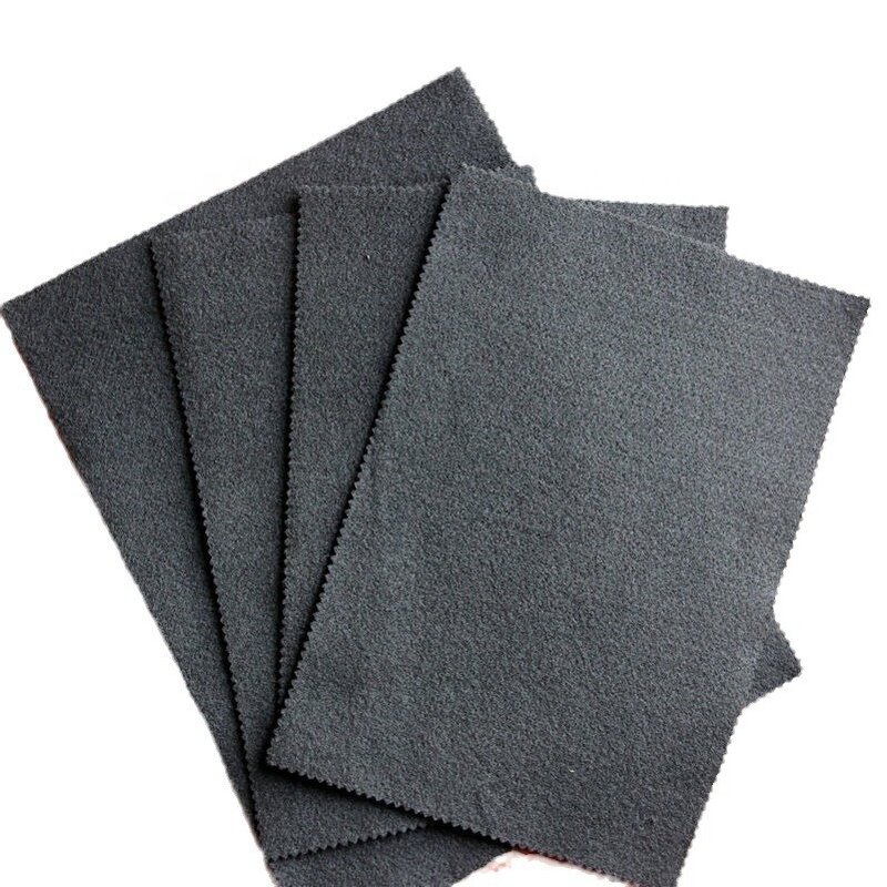 Non Woven Felt Supplier - 4m Black Polyester Short Yarn Railway