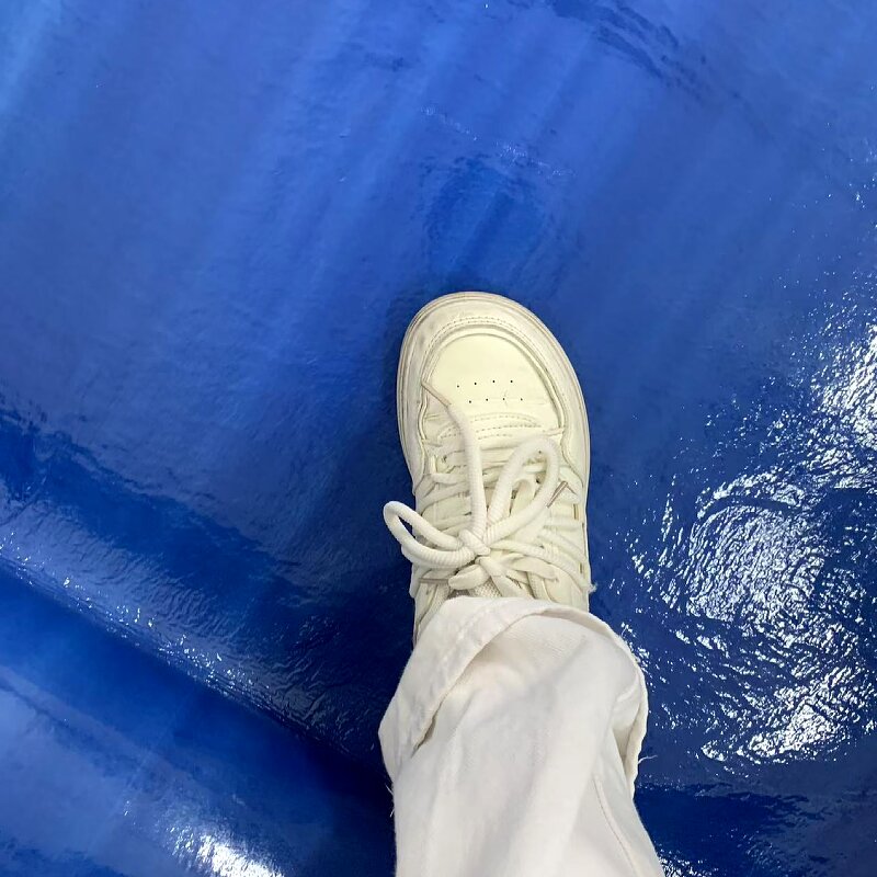 Painter Cover Felt Manufacturer - Blue Decorative Sticky Floor