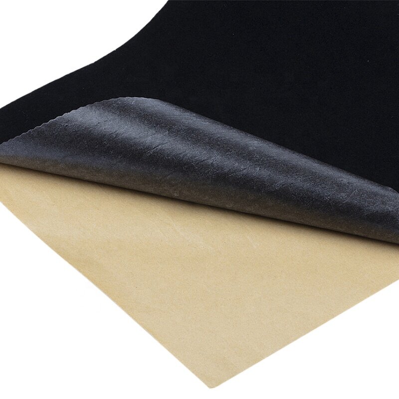 Self-adhesive Felt Supplier - Black Polyester Nonwoven for Label