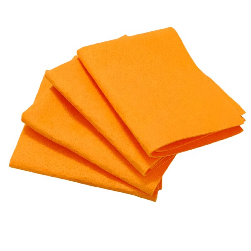 Needled Non-woven Supplier - Orange 70% Viscose Kitchen Towel