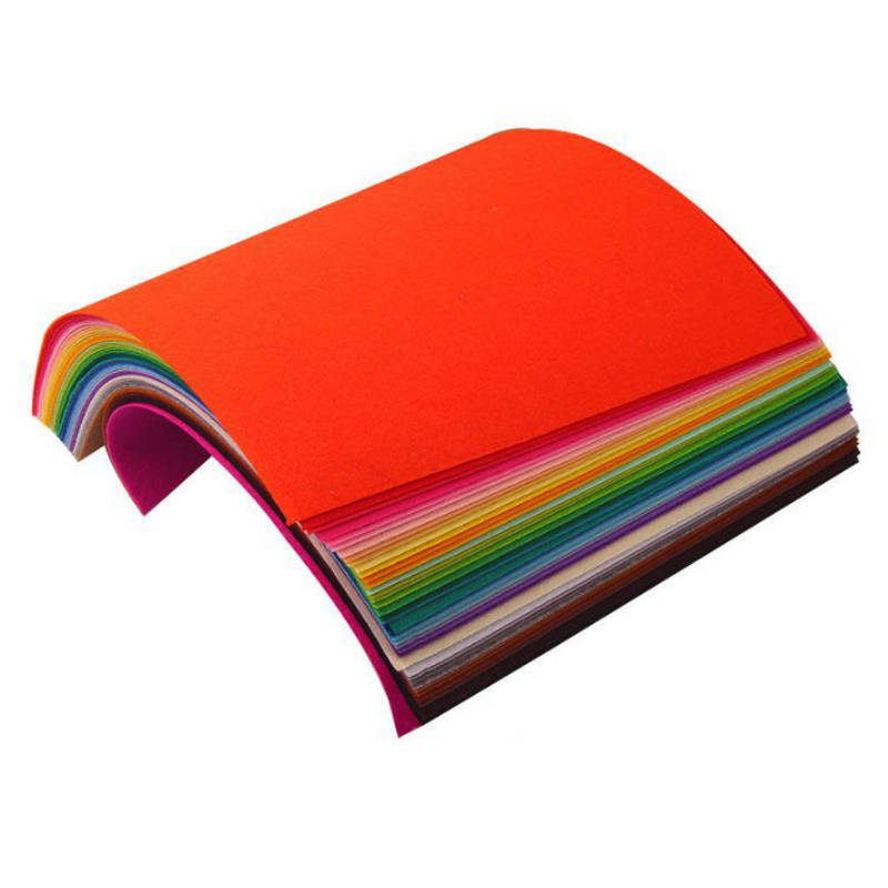 Polyester Felt Supplier - Colorful 1-4mm Acrylic Handwork