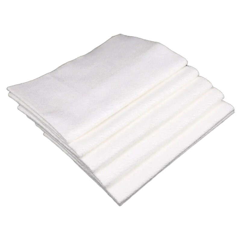 Wiping Cloth Supplier - White Non-Woven Island Fiber Roll