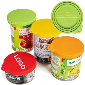 Pet Food Can Lids Supplier - BPA Free Standard Size PET Silicone Covers for Pets