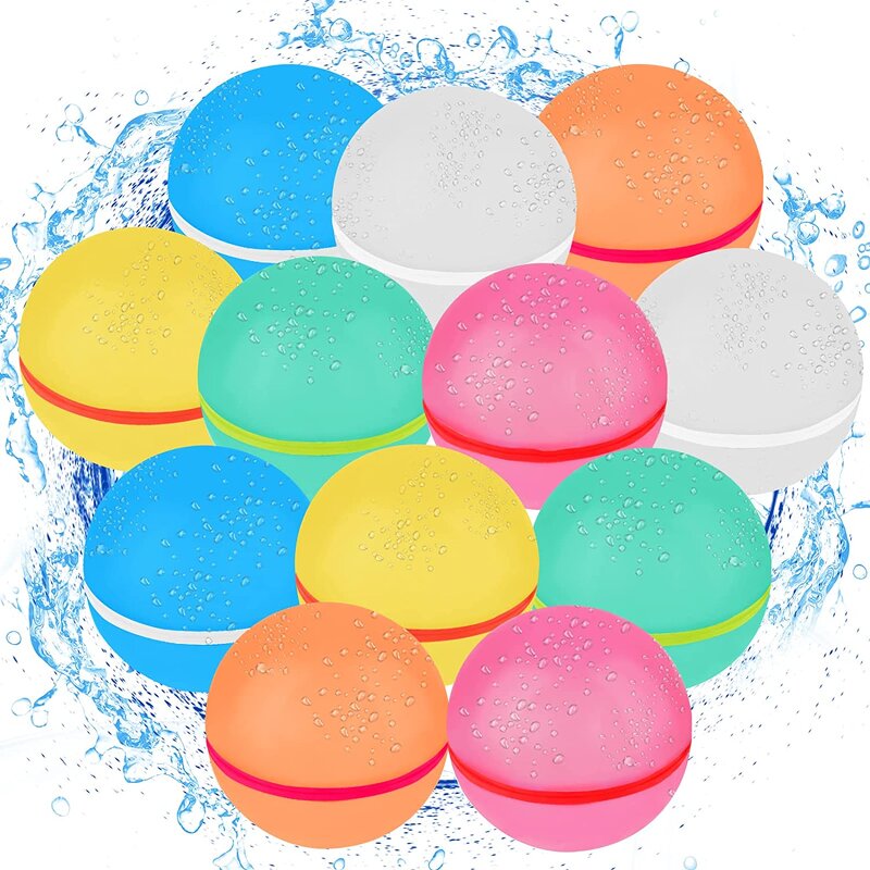 Reusable Water Balloons Factory - Self Sealing Silicone Summer Pool Beach Toy