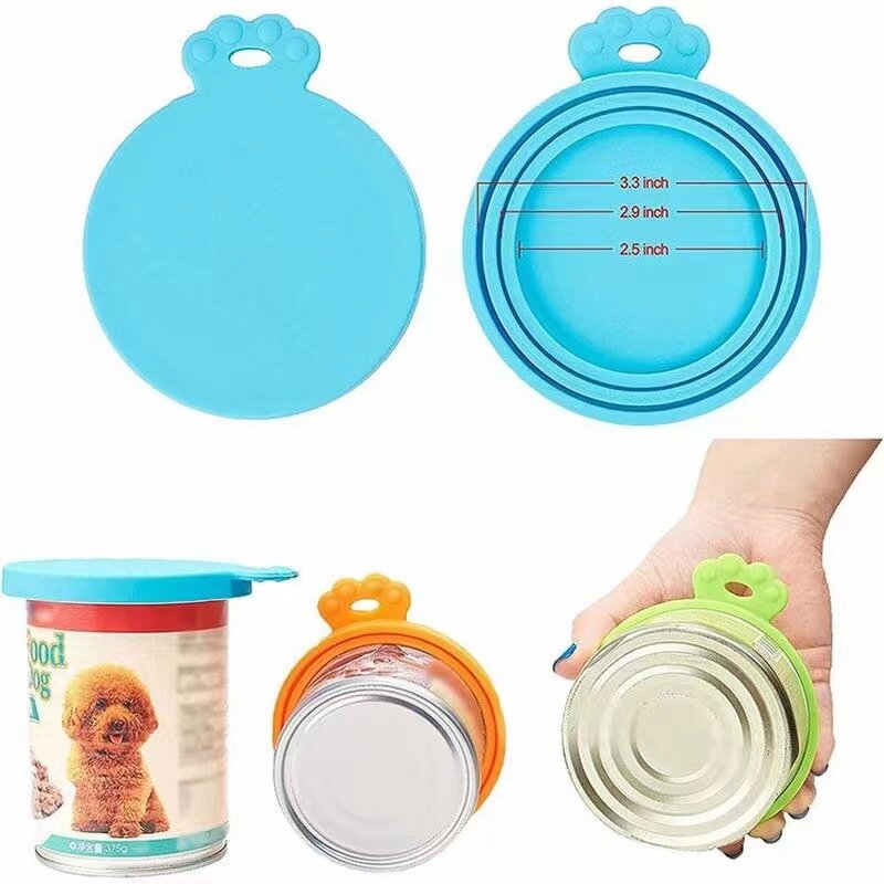 Pet Can Covers Manufacturer - Custom Logo Universal Safe Silicone Lids for Pets