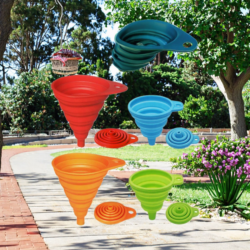 Collapsible Funnel Manufacturer - Wholesale BPA-Free Silicone Customized Logo Food Grade