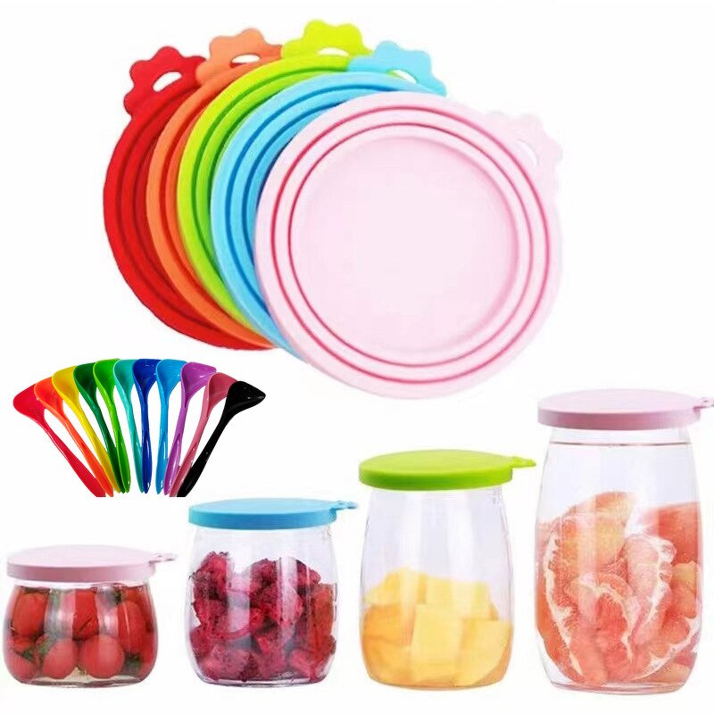 Dog Food Can Lids Supplier - Custom Logo Silicone Cat Food Can Covers Universal