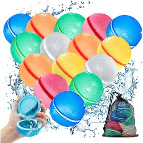 Reusable Water Balloons Factory - Self Sealing Silicone Summer Pool Beach Toy
