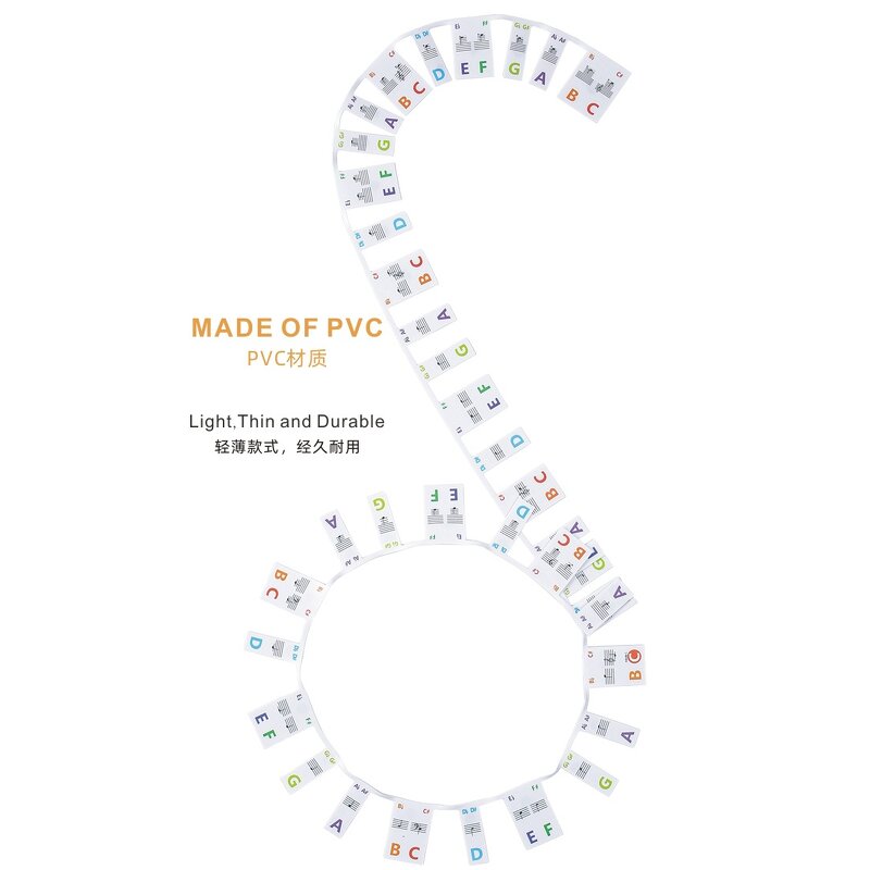 Piano Stickers Factory - 88 Keys 61 Keys 1:1 Stick-free Detachable Silicone