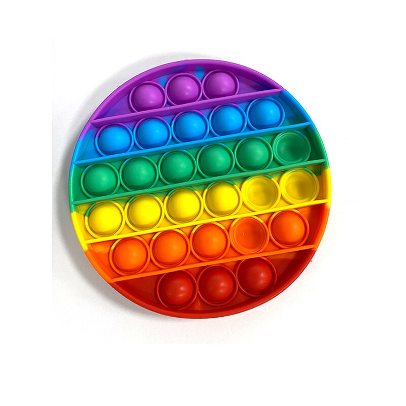 Pop Fidget It Factory - Custom New Thick Round Rainbow Giant Popping 2024