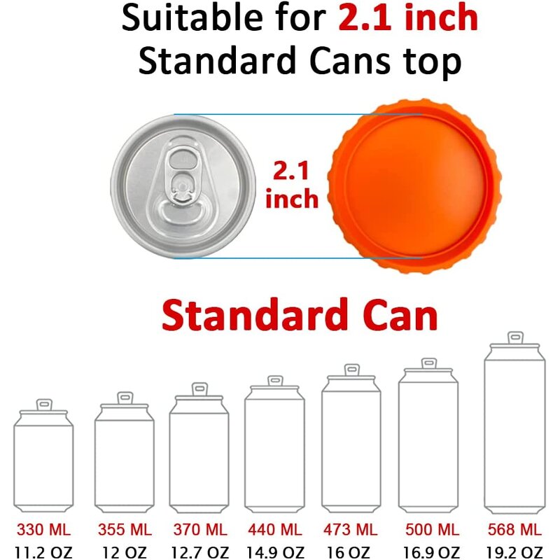 Beer Can Topper Supplier - Silicone Lid Food Grade Drink Can Topper