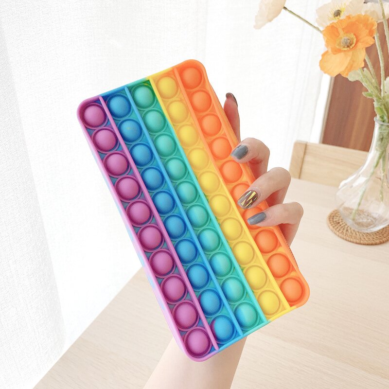 Push Bubble Bag Supplier - 2023 Stress Relief Puzzle Bubble Silicone Pencil Case