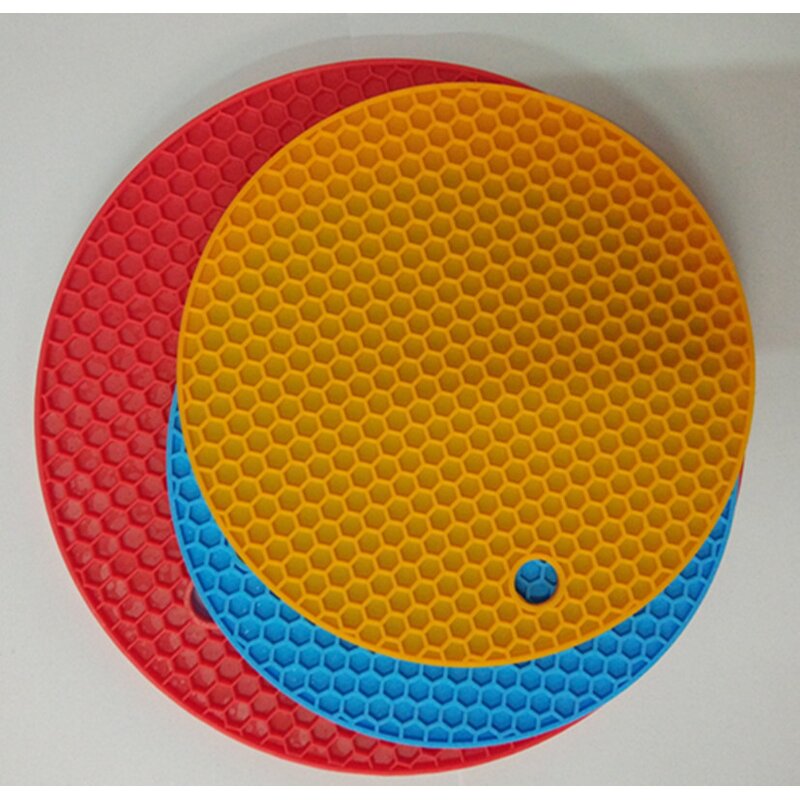 Hot Pot Mat Factory - Wholesale Honeycomb Silicone Heat Resistant Easy to Clean